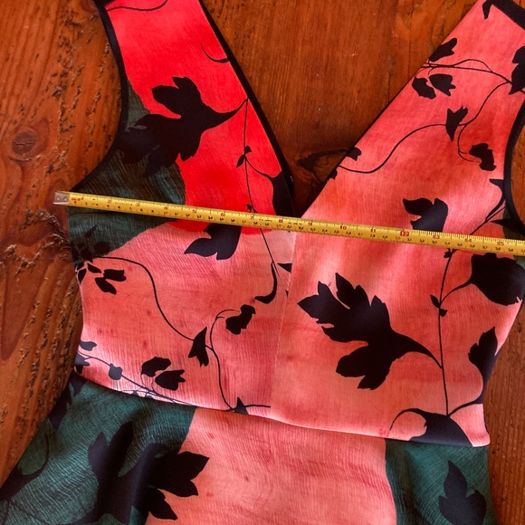 Clover Canyon Neoprene Peplum Sleeveless Dress Size Large Made in USA - Picture 9 of 14